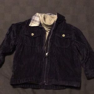 Toddler boys 2piece turtle neck/jacket combo